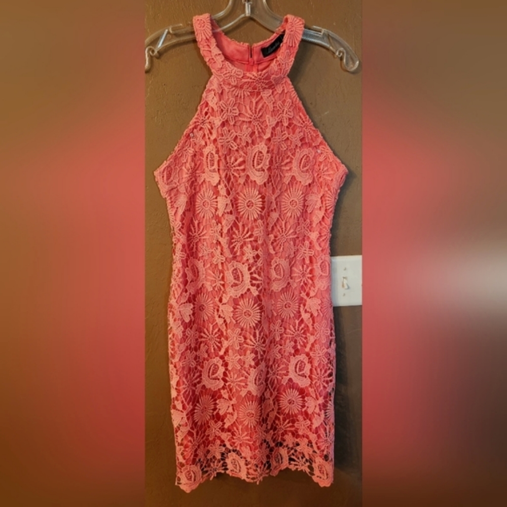 Coral Cocktail Dress